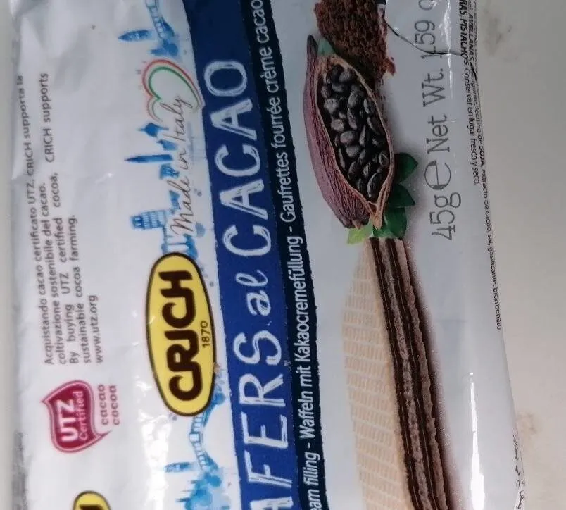 Wafer al cacao