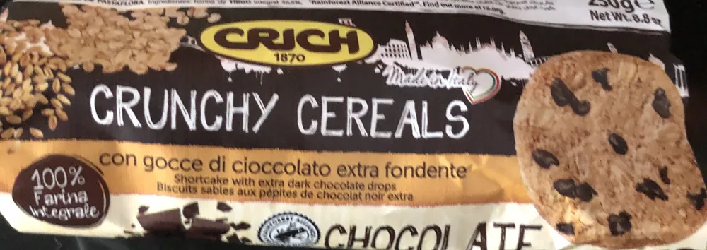 Crunchy cereals