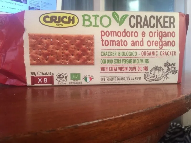 Bio Cracker pomodoro e origano