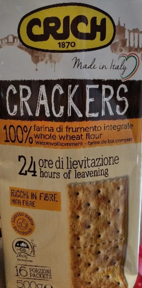 Whole wheat crackers