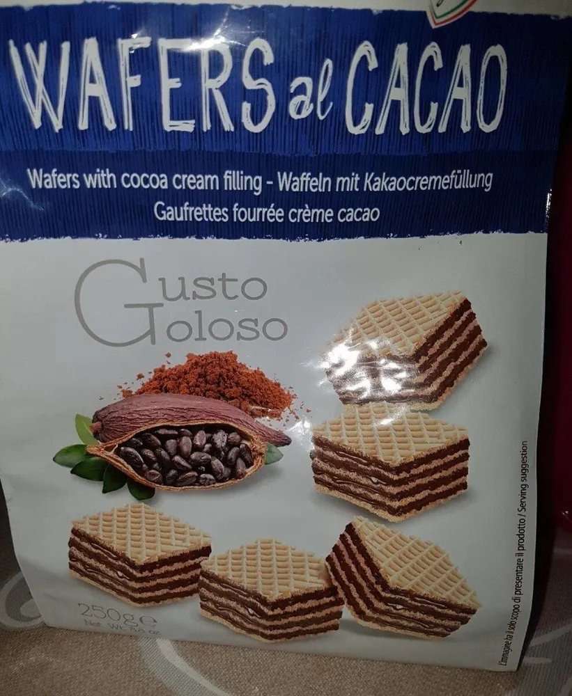 Wafers al cacao