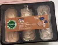Tris di antipasti
