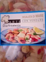 Insalata di mare con verdure