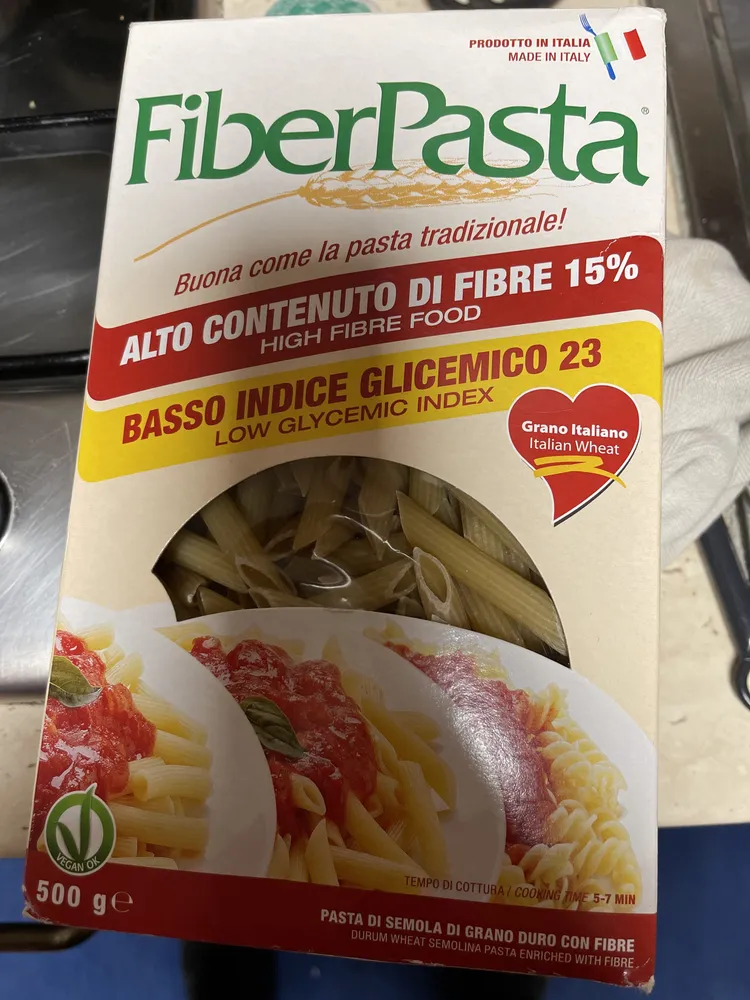Pasta di semola di grano duro con fibre