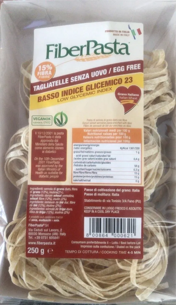 Tagliatelle senza uovo