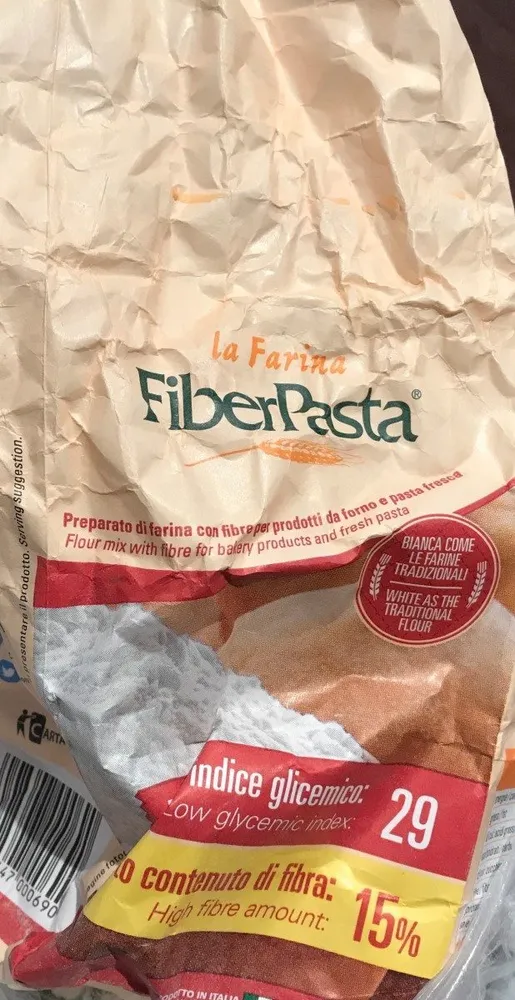 Fiberpasta- La Farina Flour- 1 KG. - Vegan- Low Glycemic