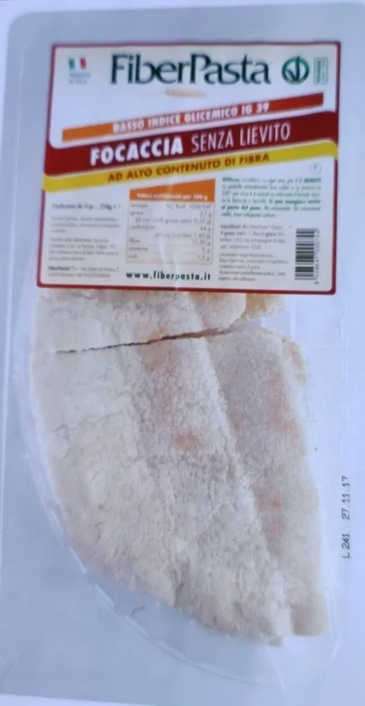 Focaccia senza lievito