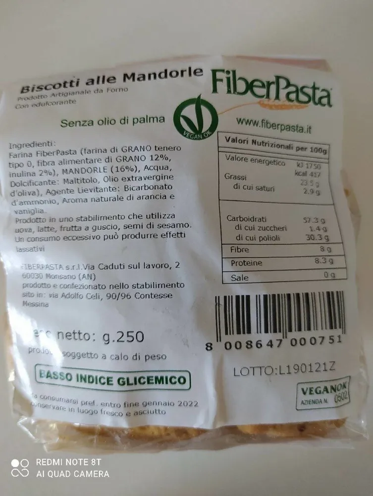 Biscotti alle mandorle