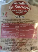 Farfalle - pasta di semola integrale
