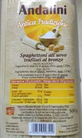 Spaghettoni all'uovo trafilati al bronzo