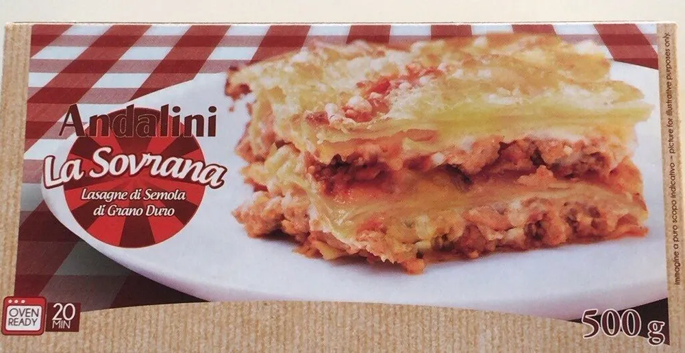 Andalini Lasagne 500Gm
