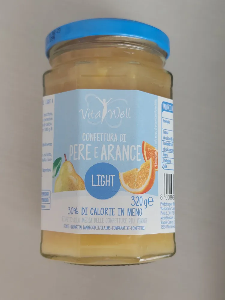 Confettura di pere e arance light