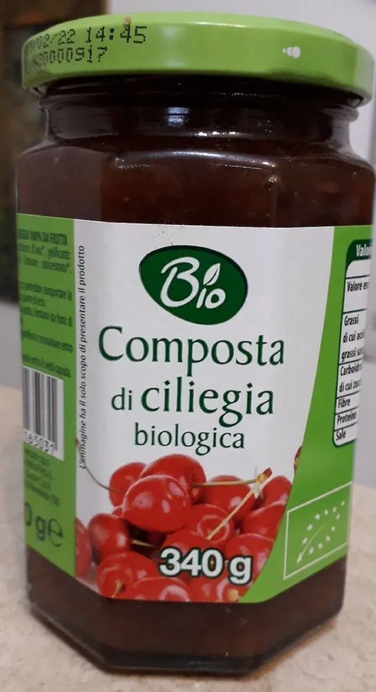 Composta di ciliege biologics