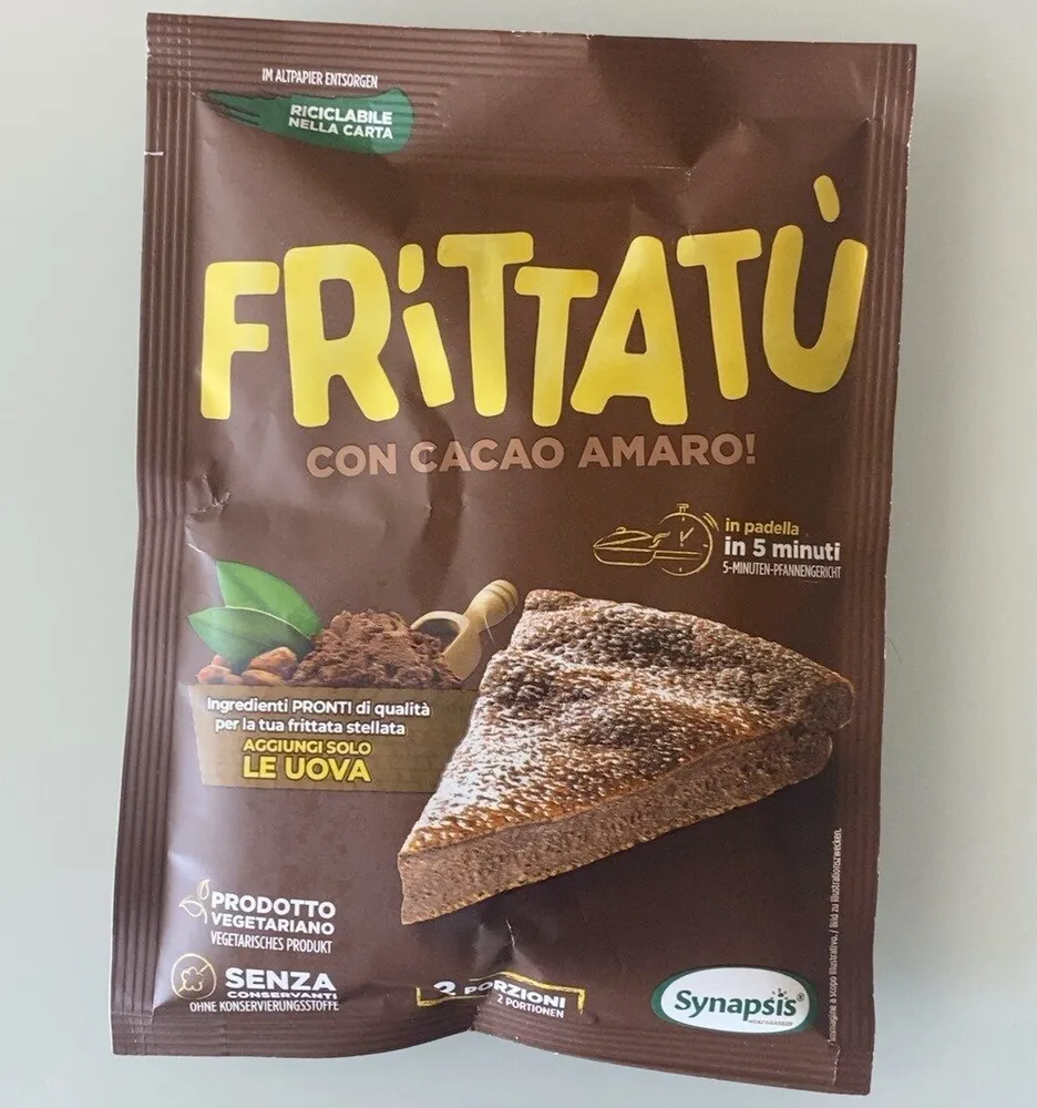 Frittatù con cacao amaro