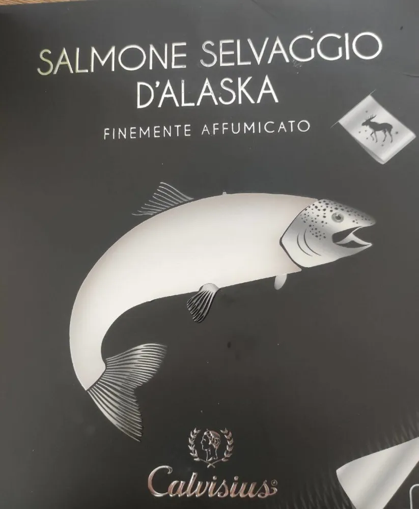 Salmone selvaggio d'alaska