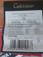 Salmone norvegese affumicato con sesamo