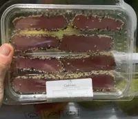 Tonno pinne gialle affumicato con sesamo