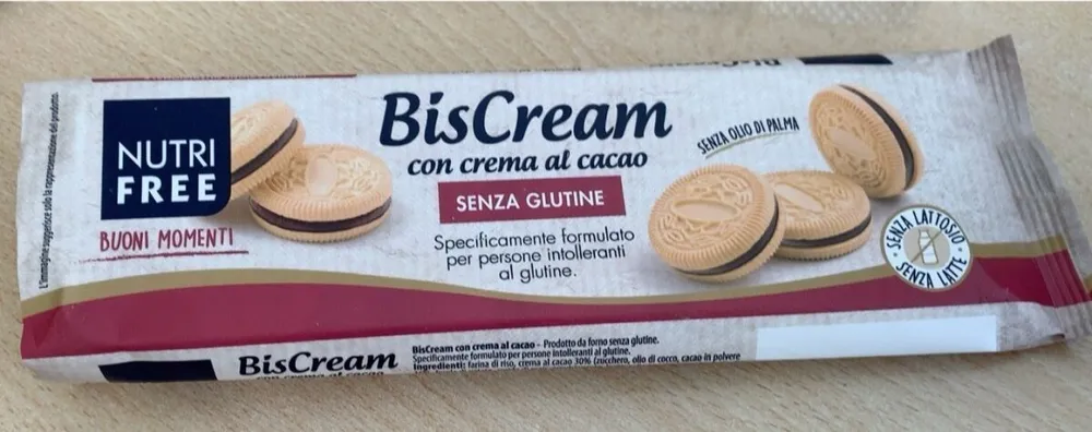 BisCream con crema al cacao