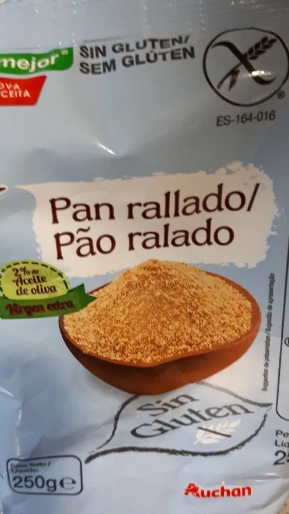 Pan rallado sin gluten