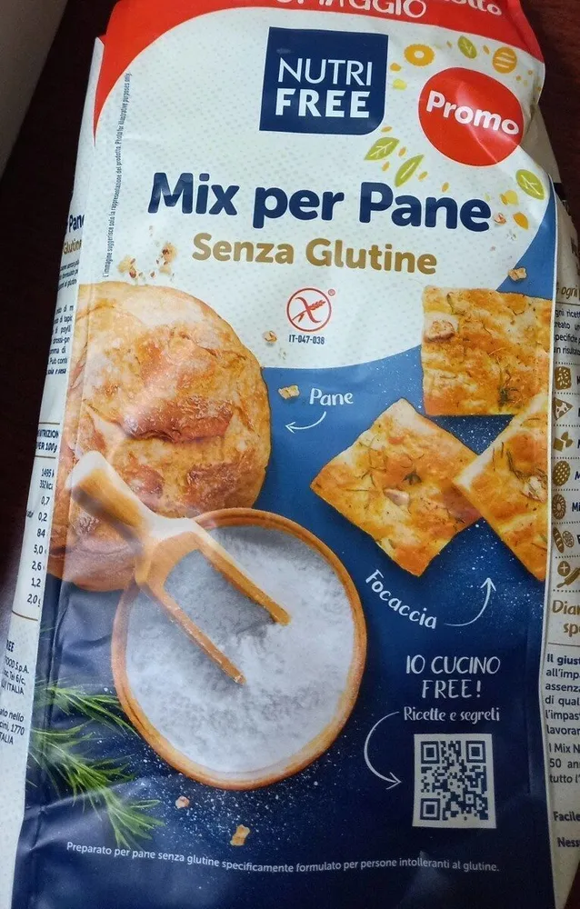 Mix per pane senza glutine