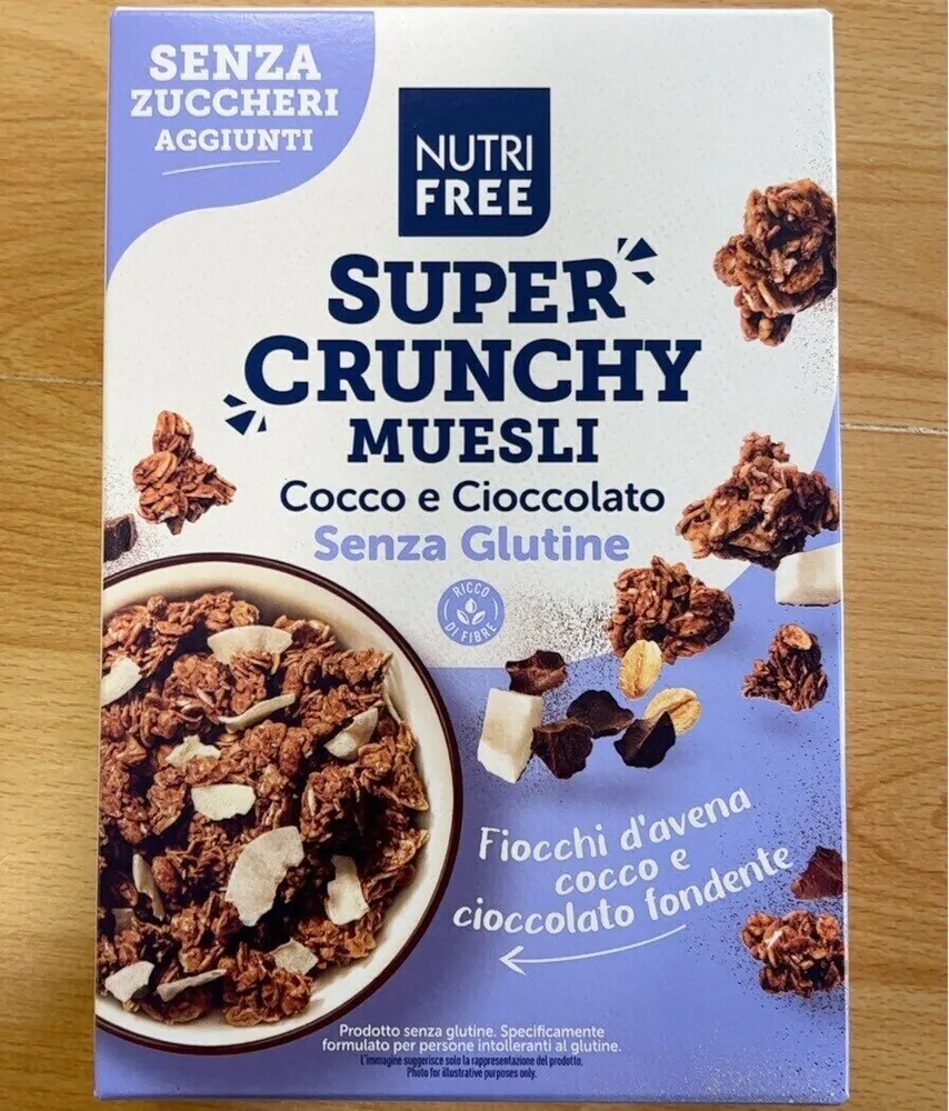 Super Crunchy muesli cocco e cioccolato