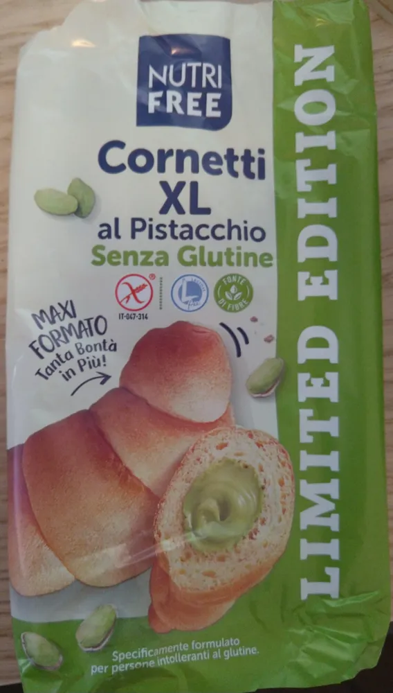 Cornetti XL al pistacchio senza glutine