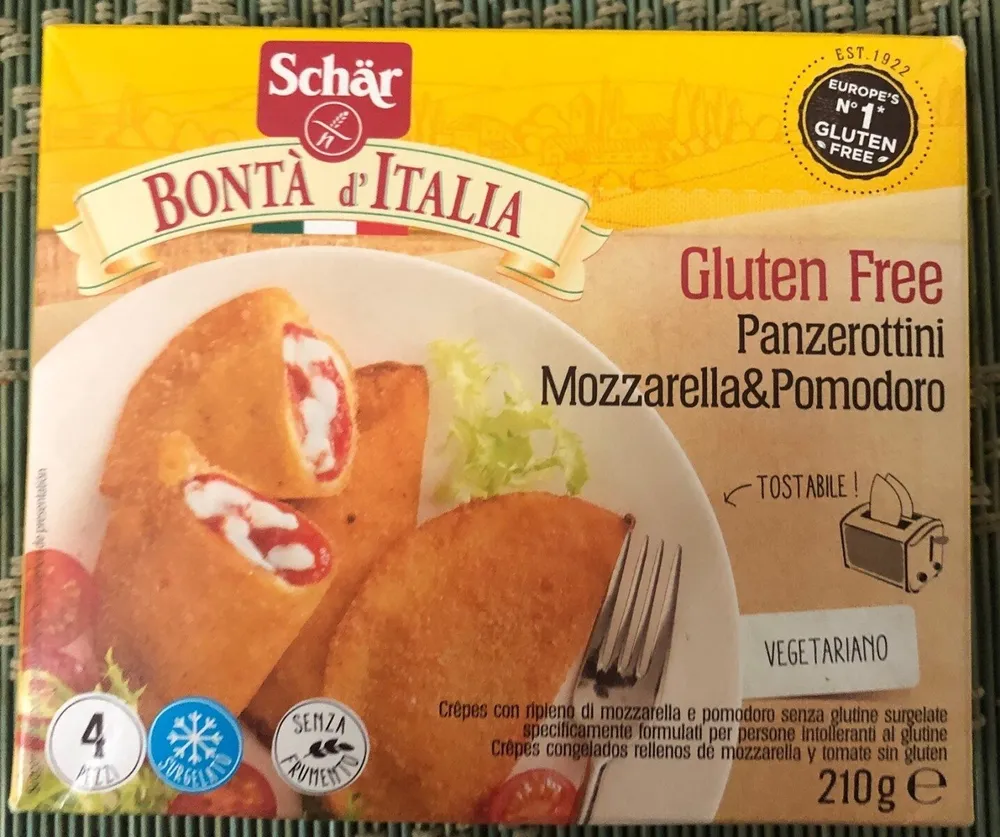 Gluten free panzerottini mozzarella & pomodoro