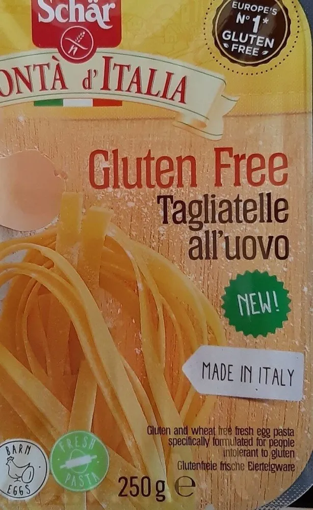 Tagliatelle all'uovo gluten free