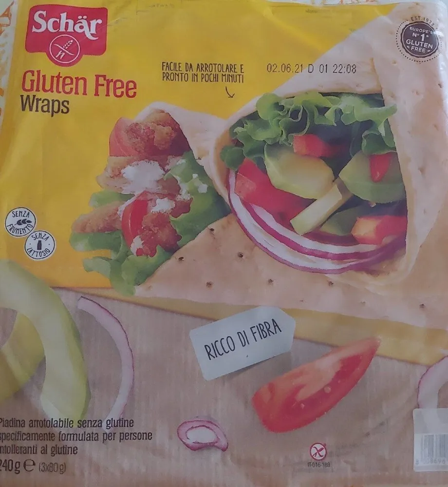 Wraps senza glutine