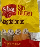Magdalenas sin gluten