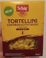 Tortellini con prosciutto crudo sgl 250g Schär
