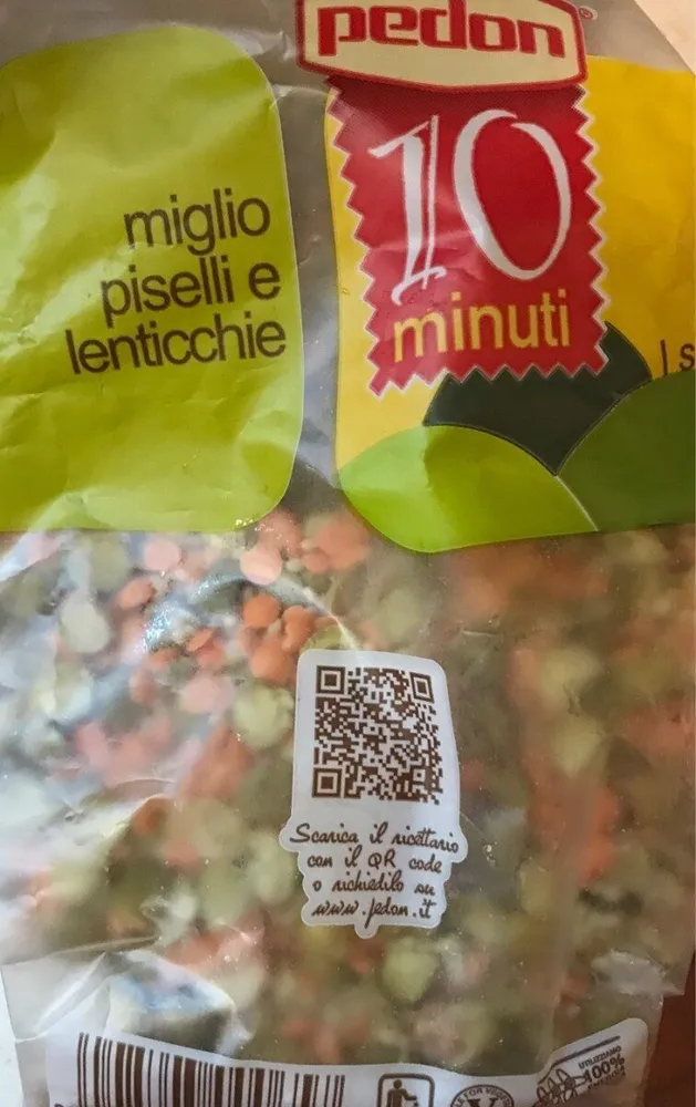Miglio, piselli lenticchie