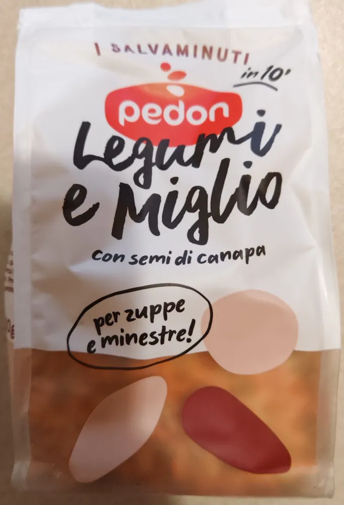 Legumi e Miglio Con semi di canapa