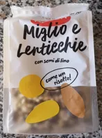 Miglio e lenticchie con semi di lino