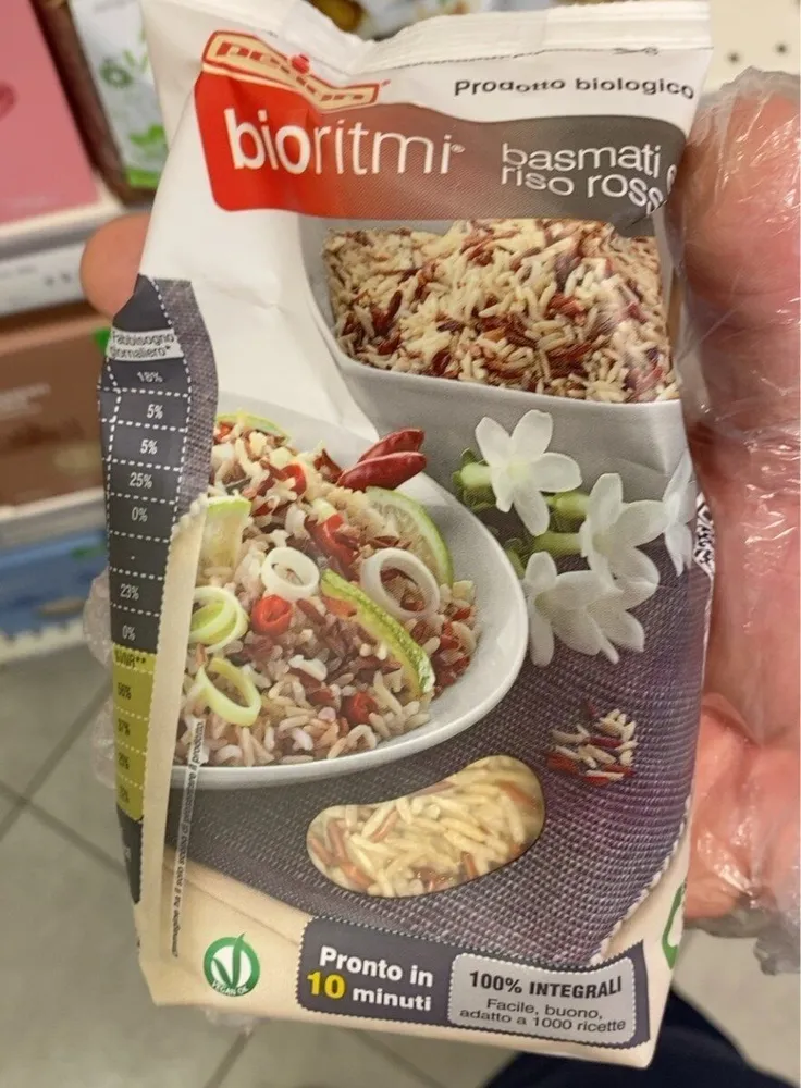 Riso basmati e riso rosso