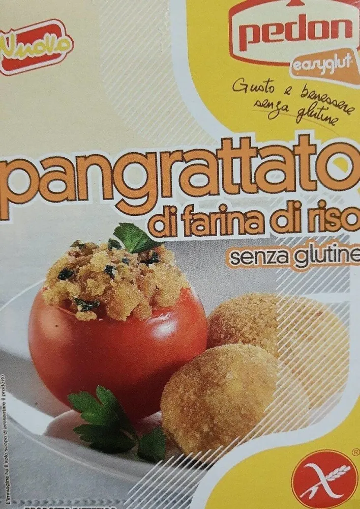 Pangrattato di farina di riso senza glutine