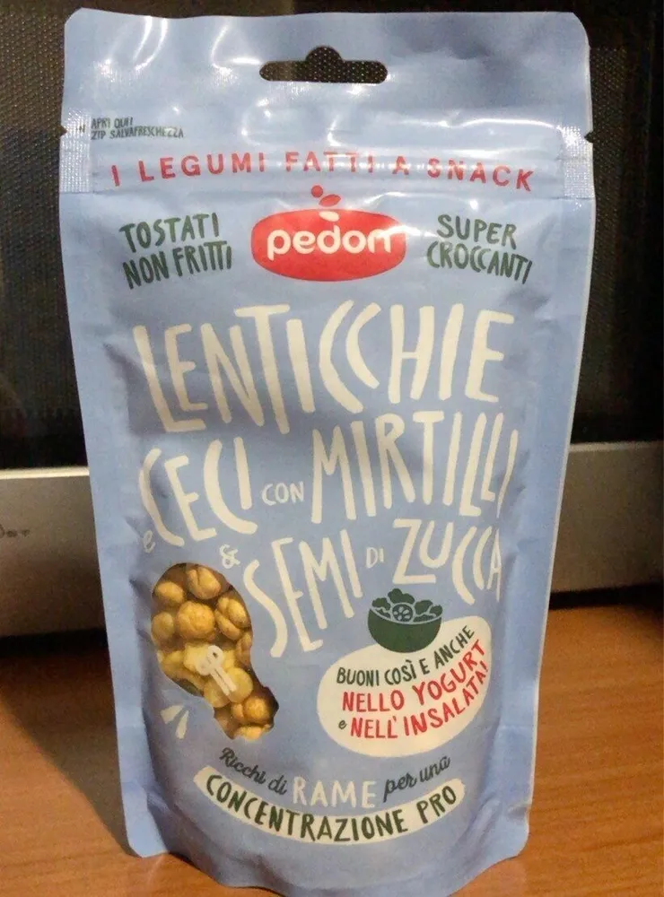 I legumi fatti a snack