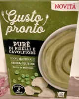 Purè di piselli e cavolfiore