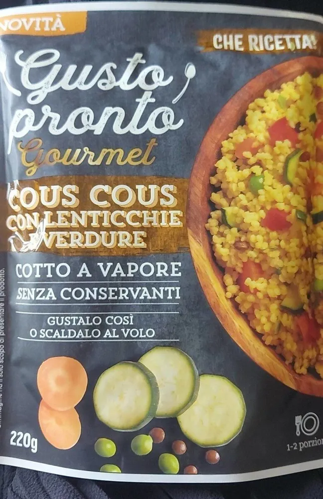 Cous Cous con lenticchie e verdure