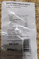 Grano Farro Perlato Secco