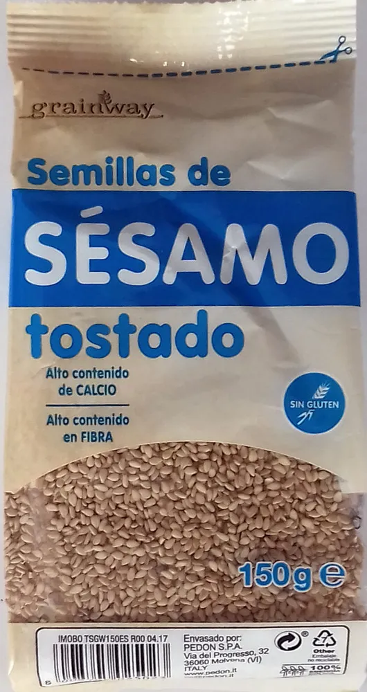 Semillas de sésamo tostado
