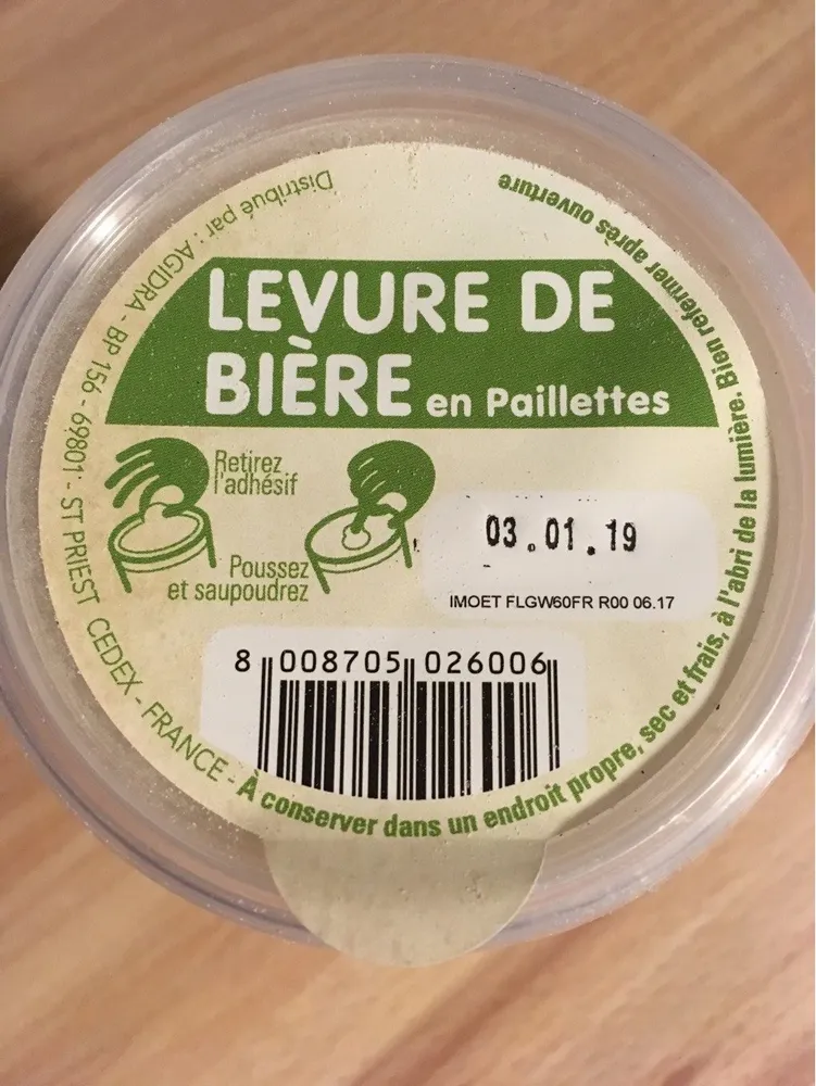 Levure de bière en paillettes