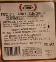 Prosciutto cotto ferrarini
