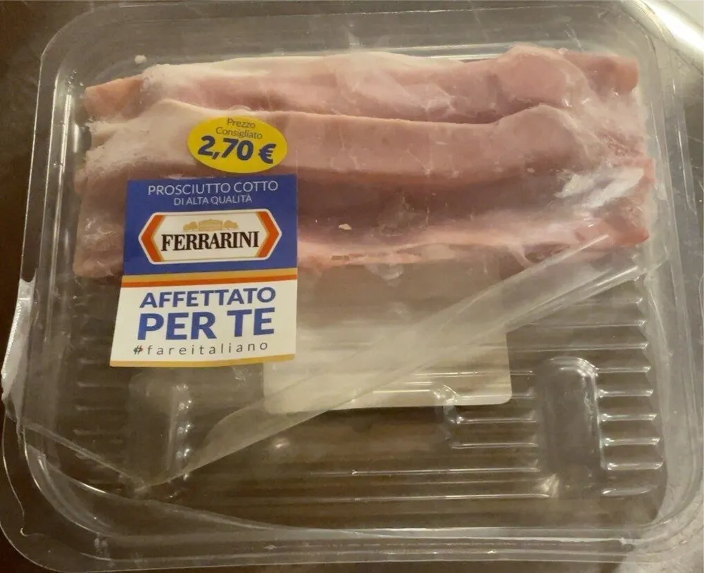Proscoutto cotto di alta qualità