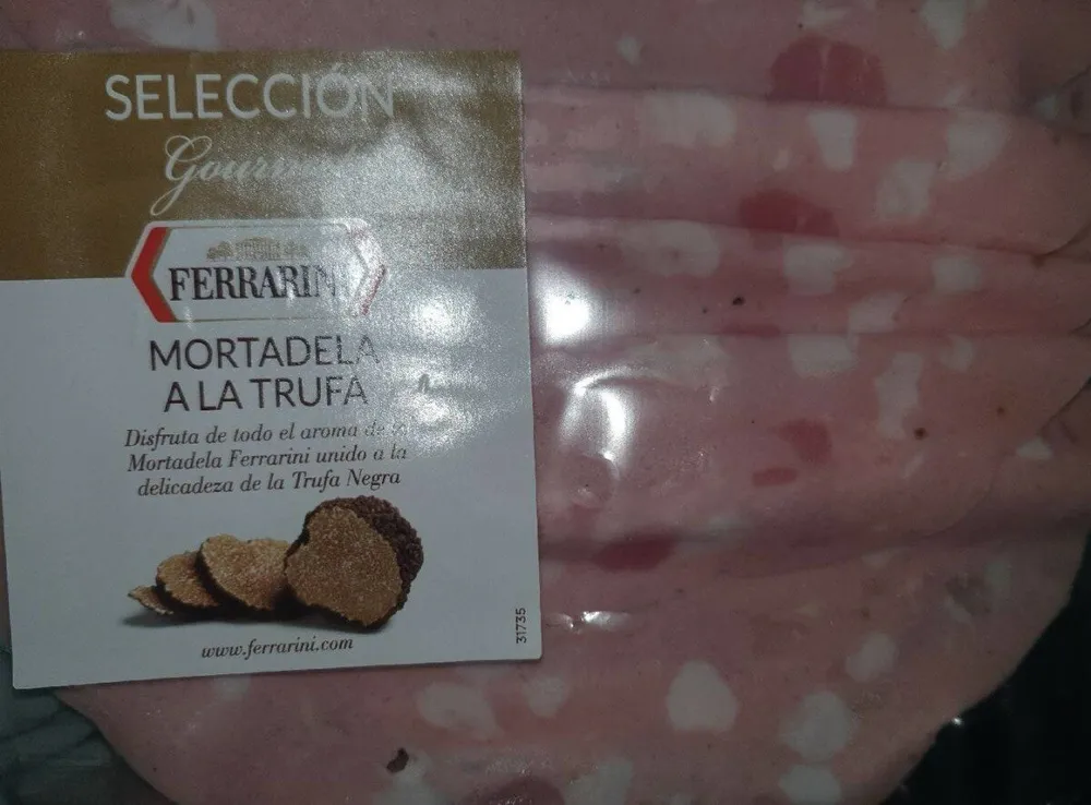 Mortadela con trufa negra