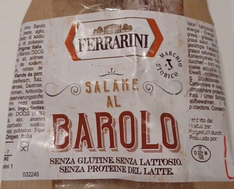 Salame al barolo