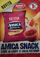 Amica snack Stick di patatine salsa ketcup
