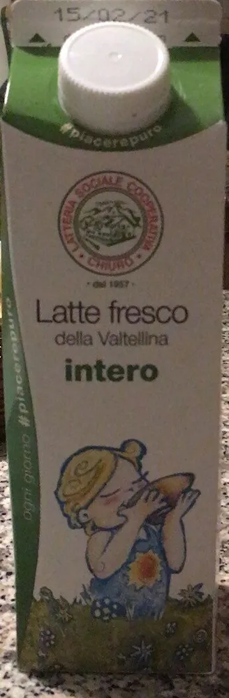Latte fresco Intero