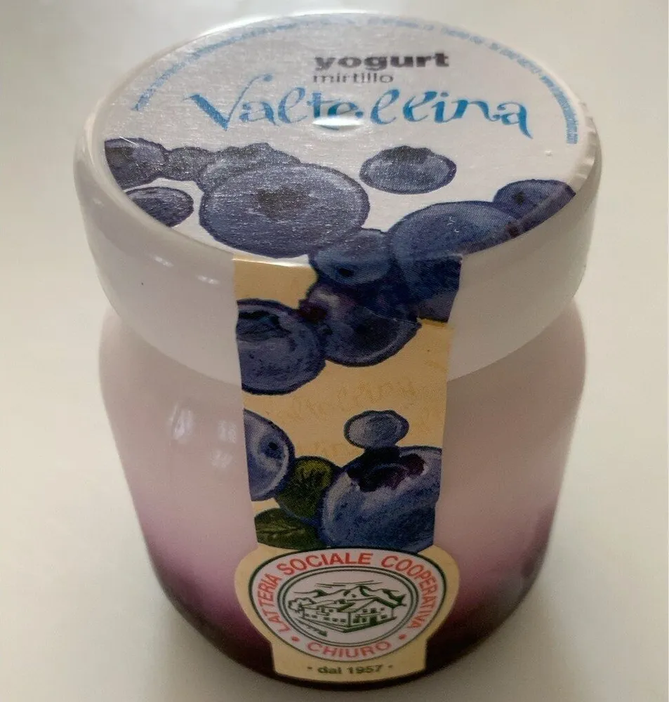 Yogurt mirtillo Valtellina