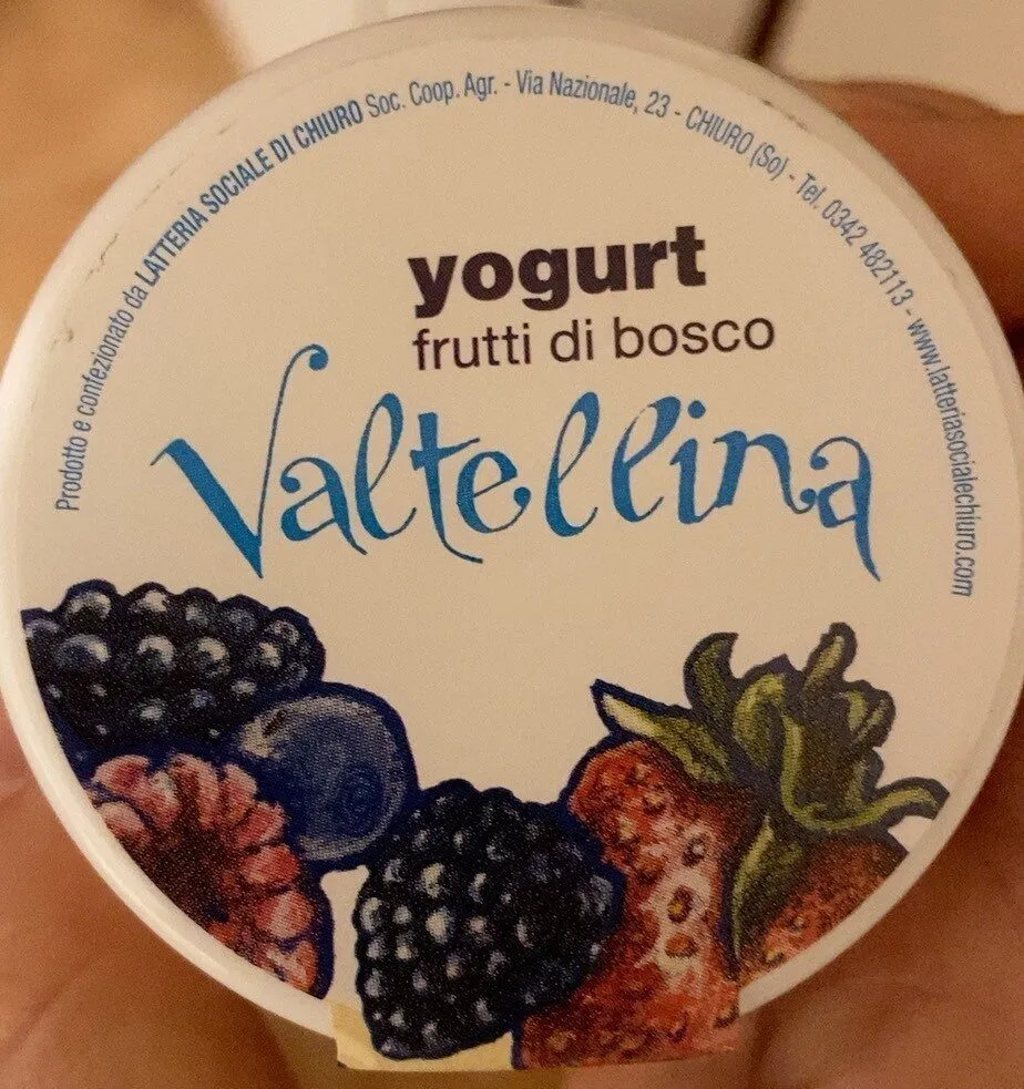 Yogurt frutti di bosco Valtellina